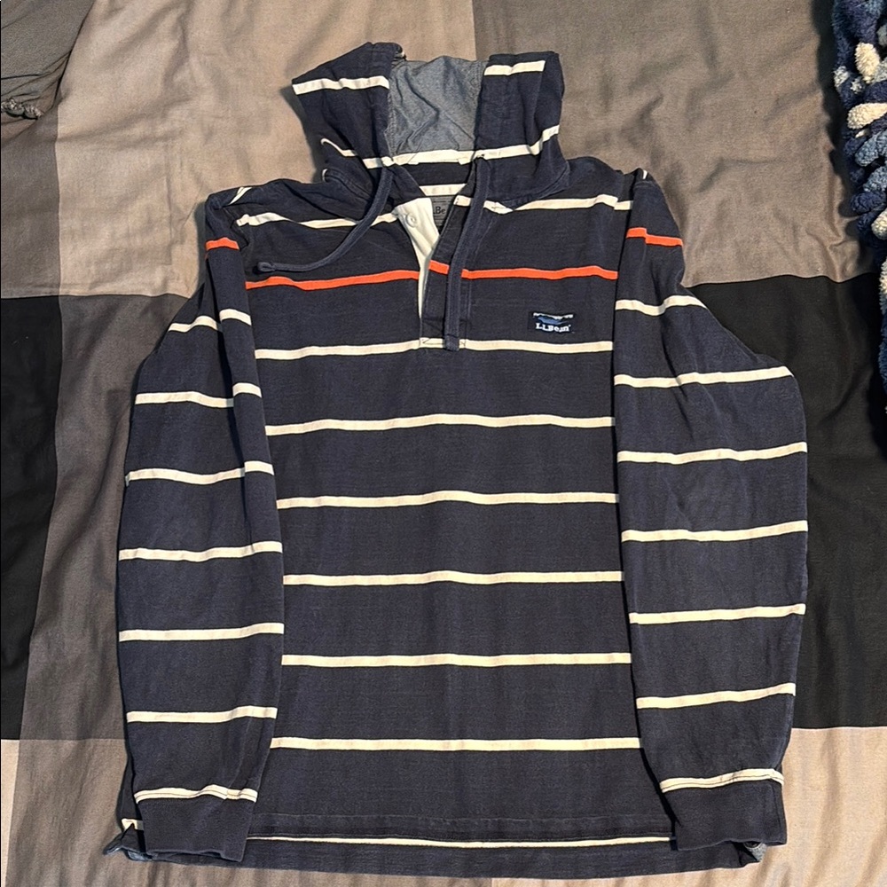 LL Bean Hooded Shirt